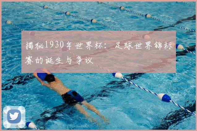 揭秘1930年世界杯:足球世界锦标赛的诞生与争议