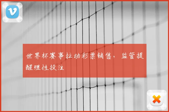 世界杯赛事拉动彩票销售,监管提醒理性投注